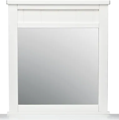 Kids Cottage Colors White Mirror