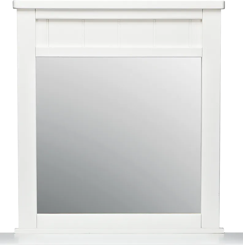 Kids Cottage Colors White Mirror