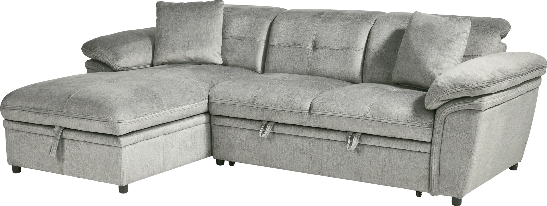 Cashton Heights Gray 2 Pc Sectional - Image 2
