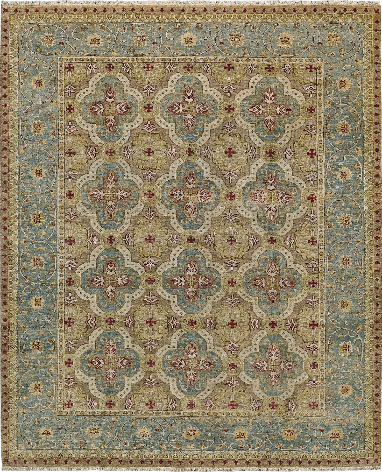 Manor Place Blue 7'6" x 9'6" Rug