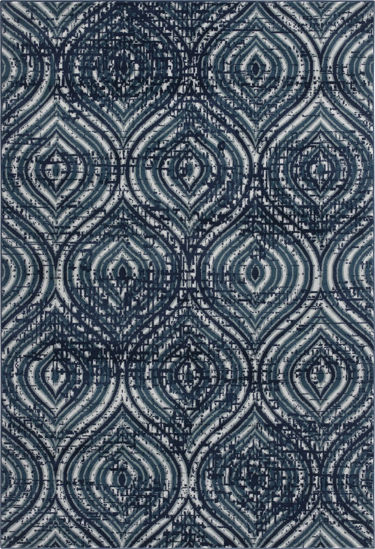 Oldenbury Blue 5'3 x 7'6 Rug - Image 1