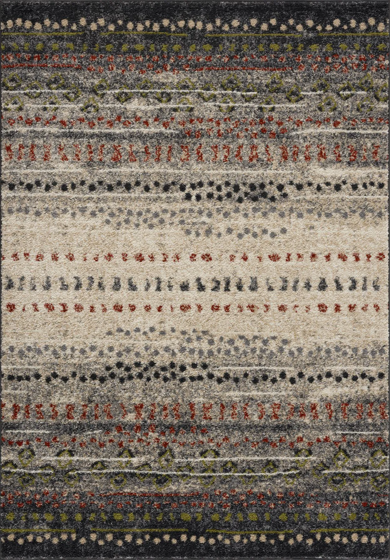 Lynrose Gray 5' x 7' Rug - Thumbnail - Image 1