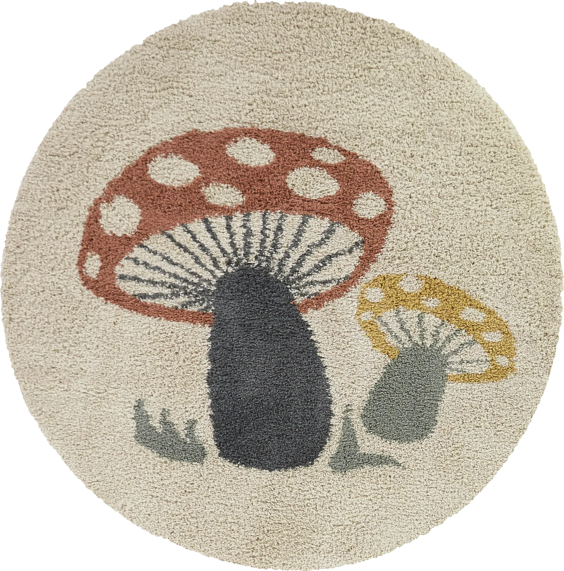 Kids Nellina Cream 5'3 Round Rug - Image 1