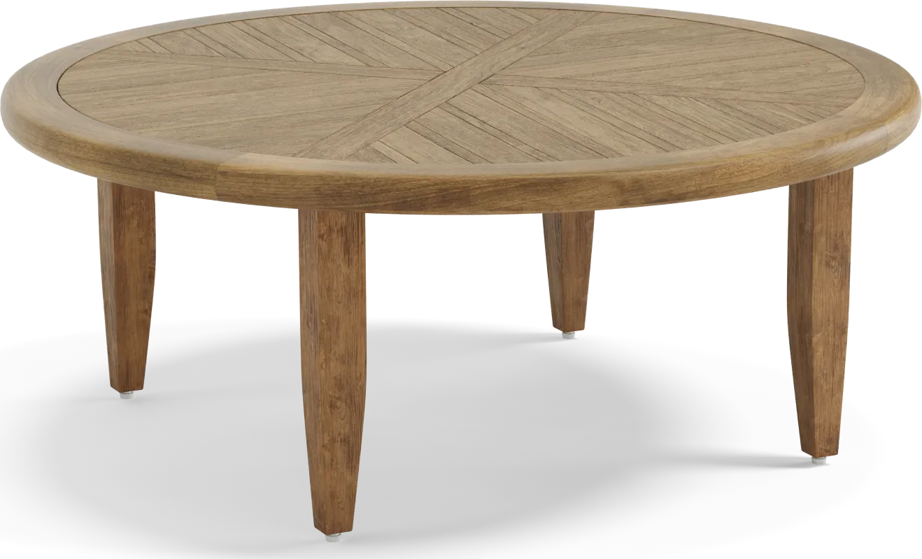 Hagen Teak Outdoor Round Chat Table