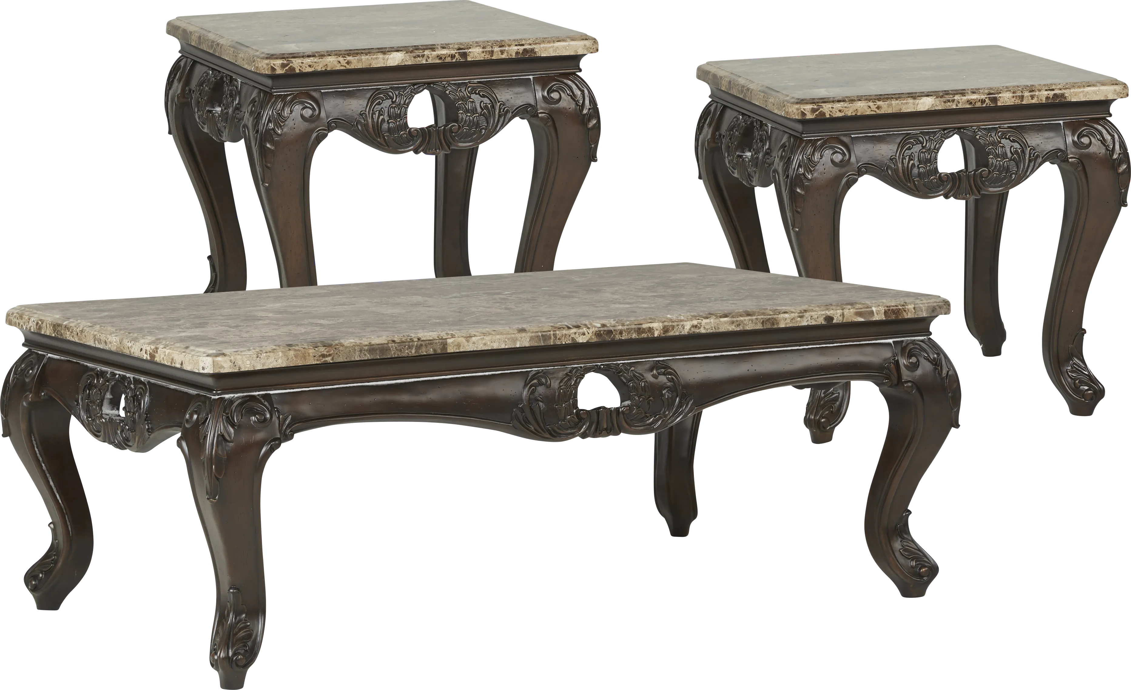 Winchester Way Brown Leather 5 Pc Living Room - Thumbnail - Image 7
