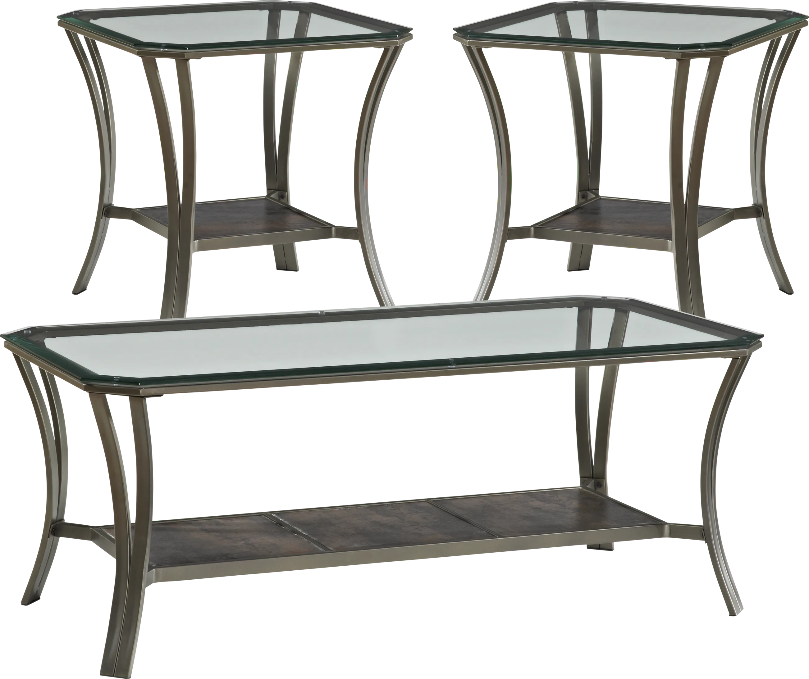 Dennin Heights Beige 7 Pc Living Room with Sleeper Sofa - Thumbnail - Image 11