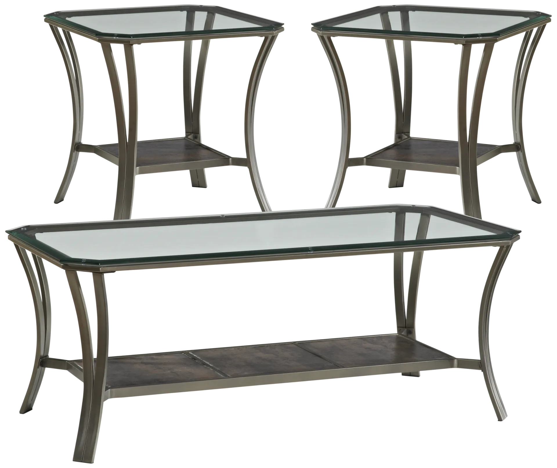 metal 3 pc table set