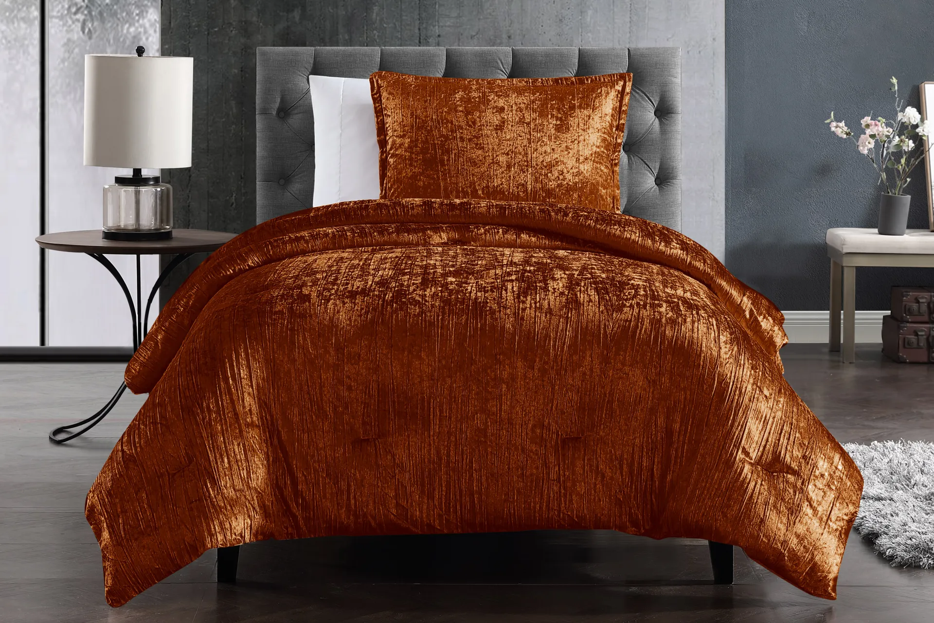 Kids Recine Bronze Twin Comforter Set - Image 1