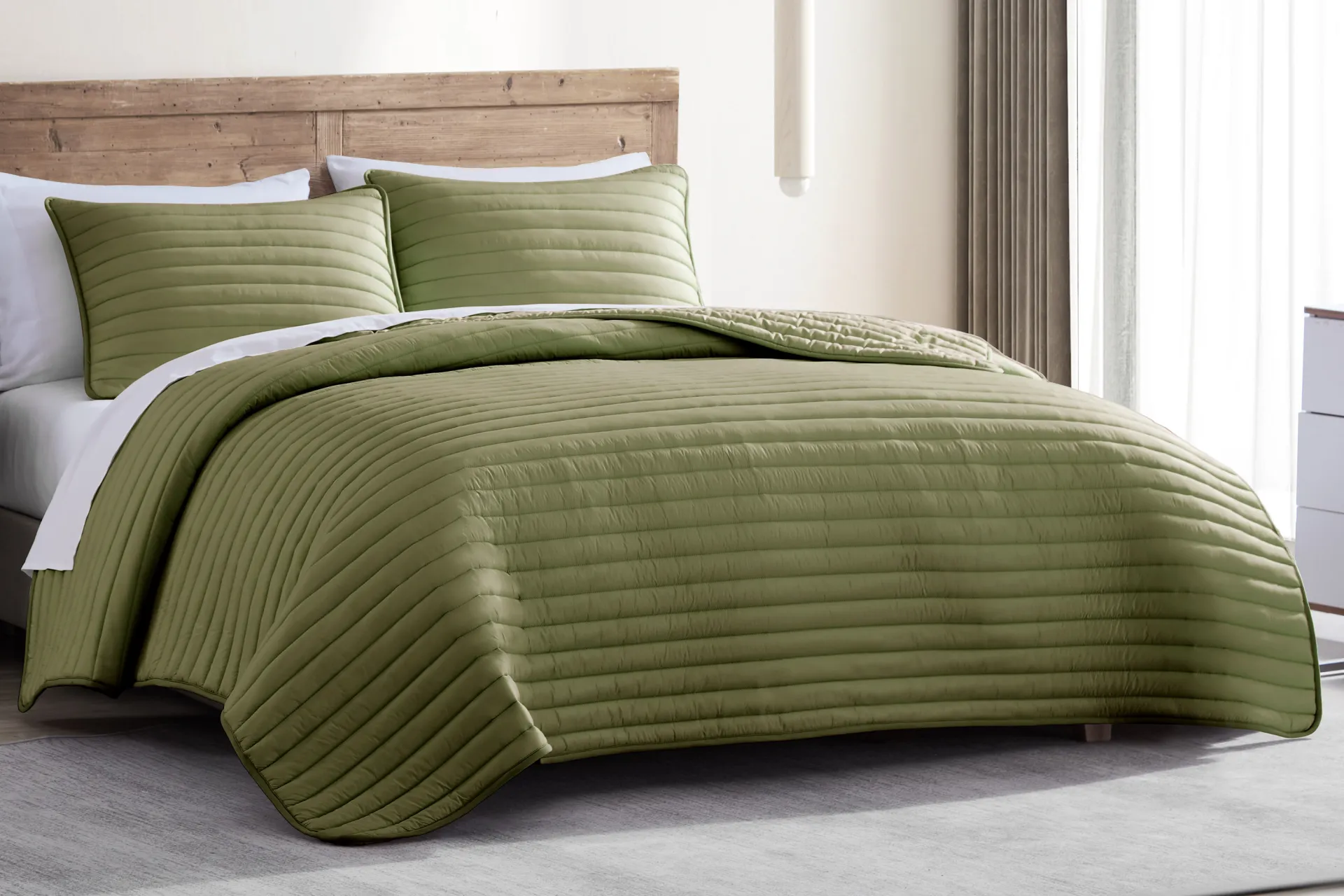 Kids Vallecito Green Twin Comforter Set - Image 2