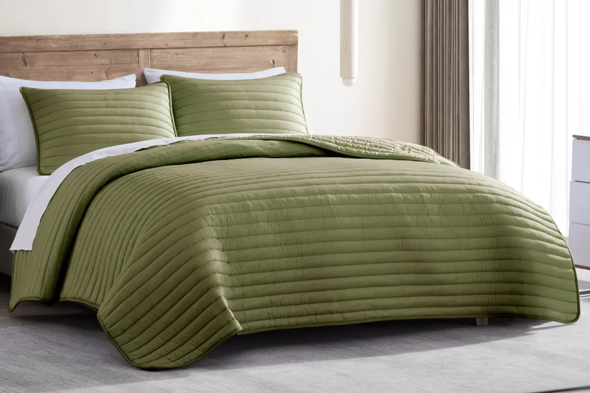 Kids Vallecito Green Twin Comforter Set