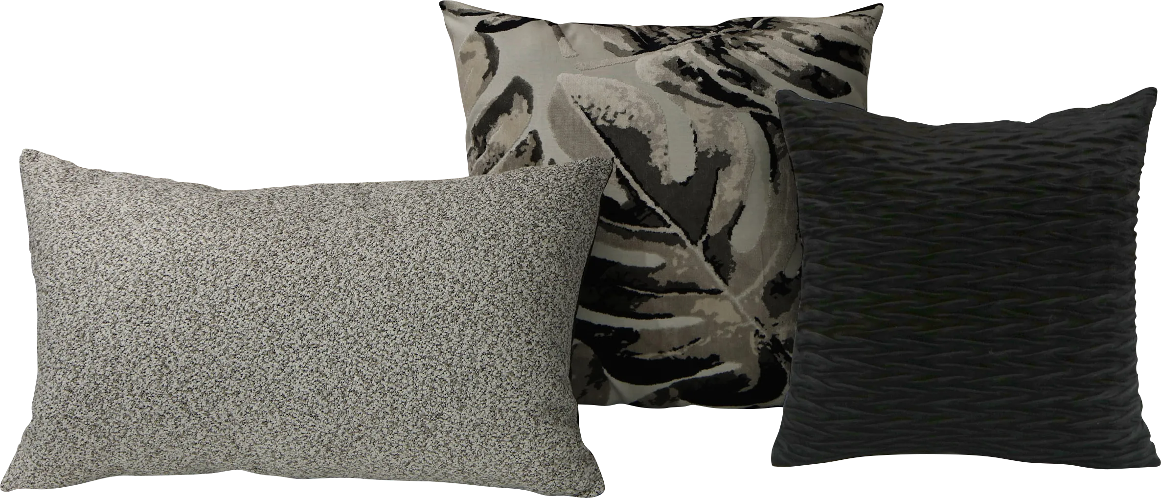 Sekirk Gray 3 Pc Throw Pillow Set - Thumbnail - Image 1