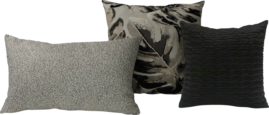 Sekirk Gray 3 Pc Throw Pillow Set