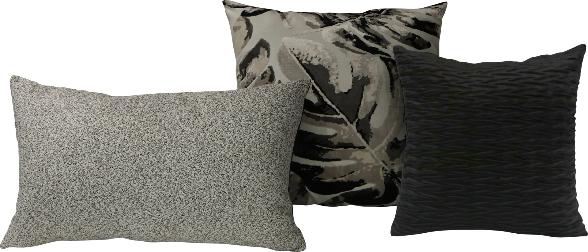 Sekirk Gray 3 Pc Throw Pillow Set - Image 1