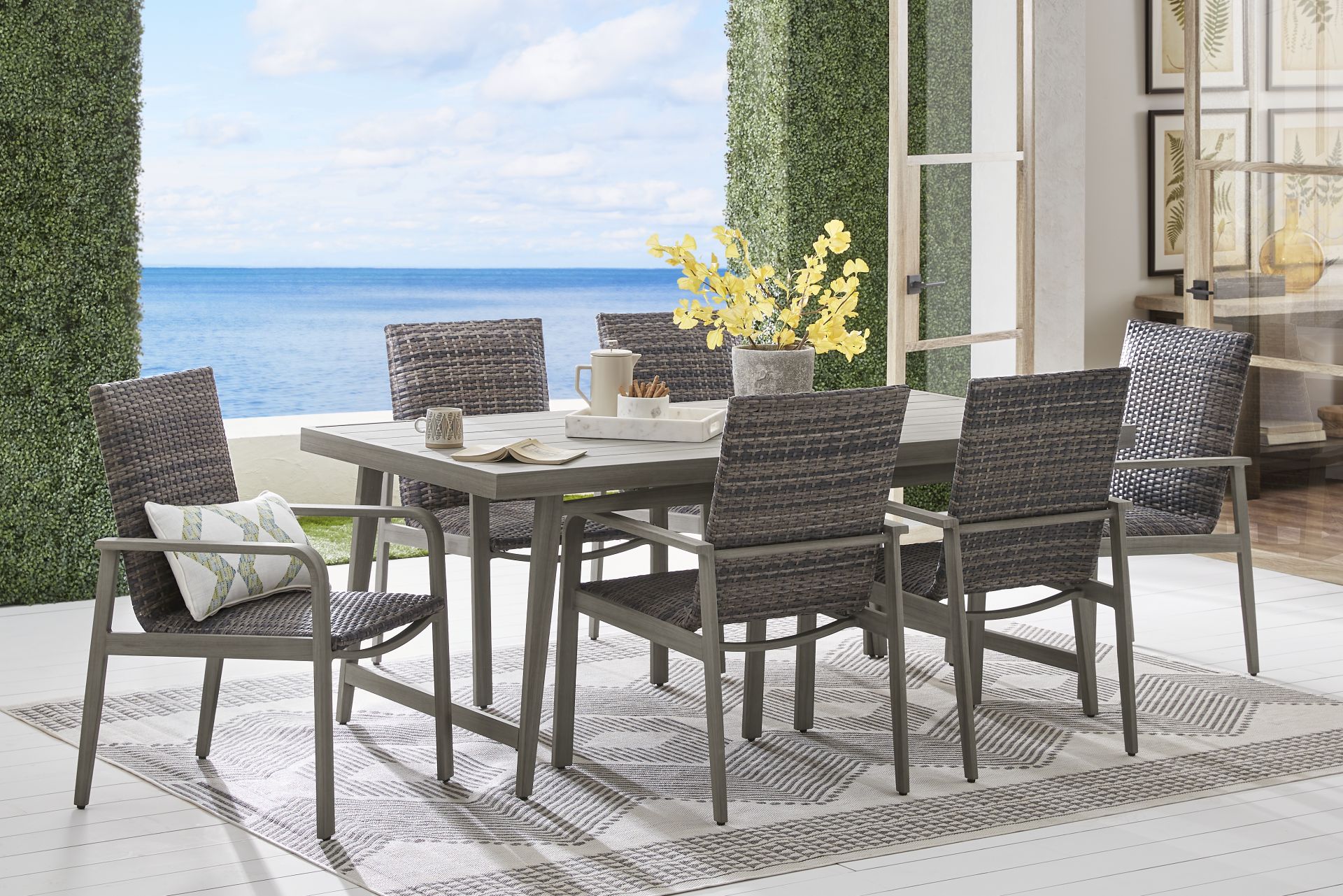 Montara Gray 7 Pc Outdoor Dining Set - Image 1