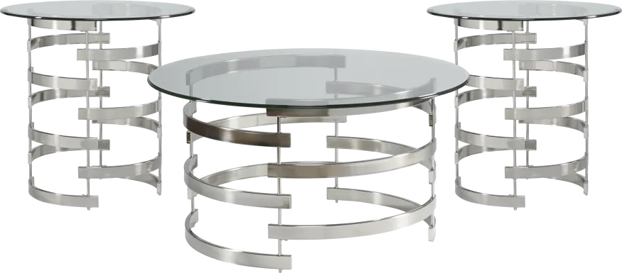 Baylor Metal 3 Pc Table Set
