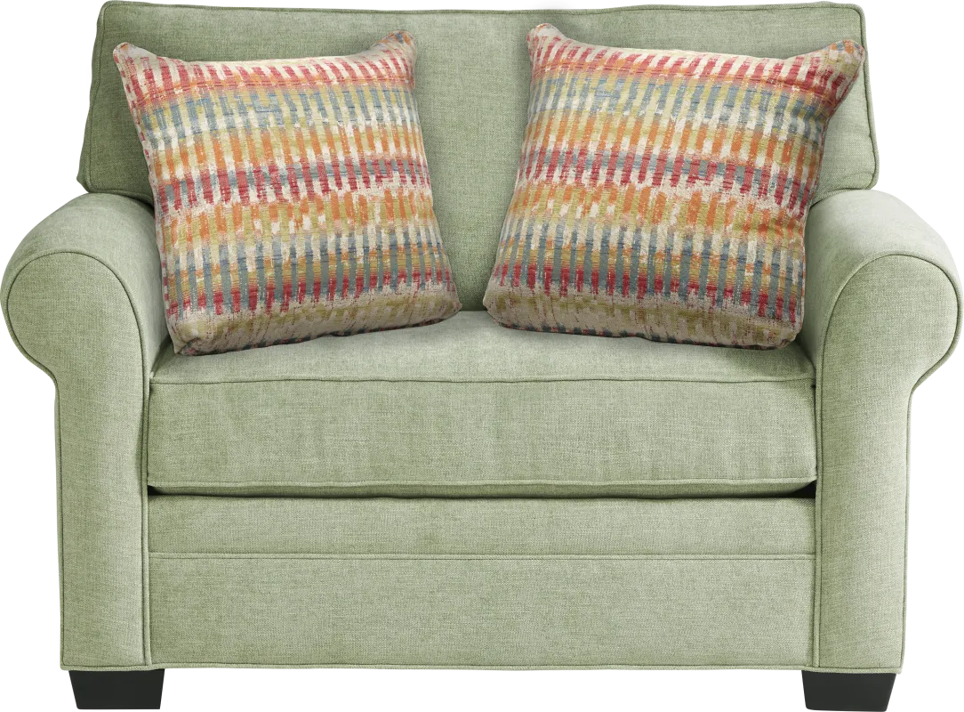 Bellingham Celadon Textured Chenille Chair