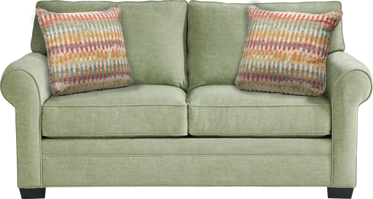 Bellingham Celadon Textured Chenille Loveseat