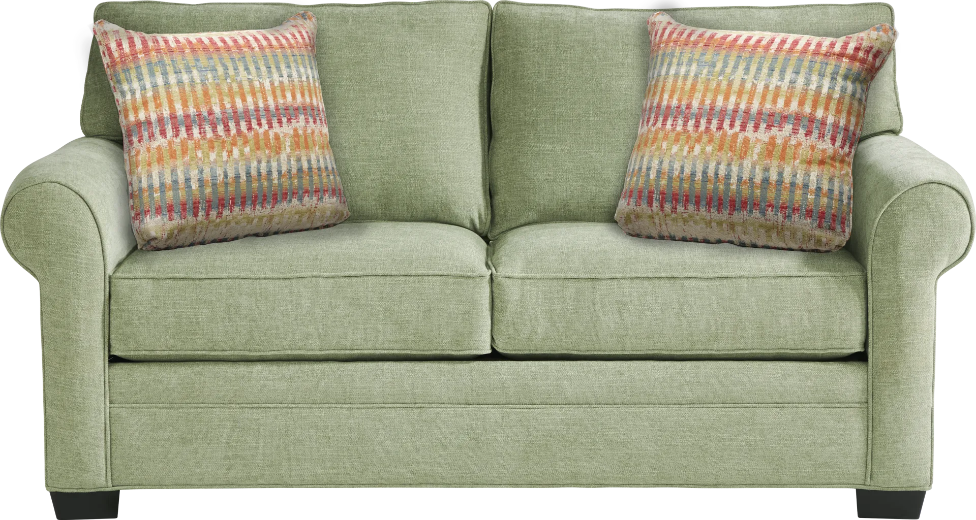Bellingham Celadon Textured Chenille Sleeper Loveseat - Image 1