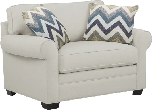 Bellingham Off-White Textured Sleeper Chair