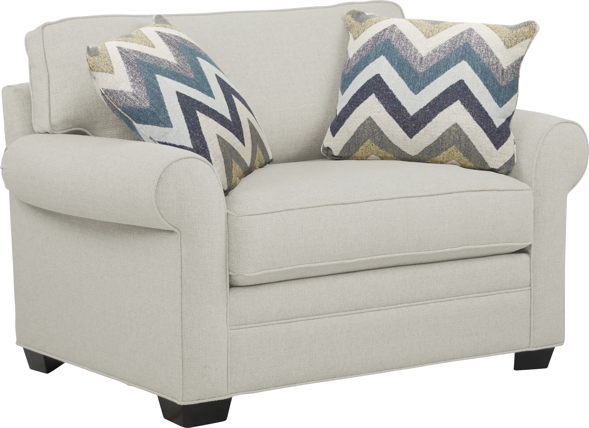 Bellingham Off-White Textured Gel Foam Sleeper Chair - Image 1