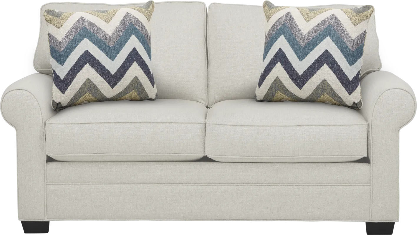 Bellingham Off-White Textured Loveseat