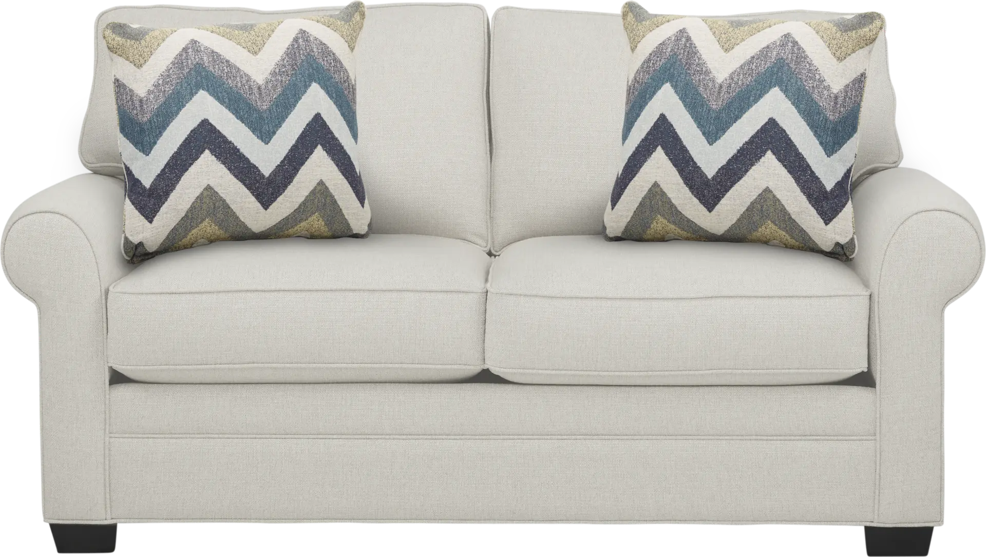 Bellingham Off-White Textured Gel Foam Sleeper Loveseat