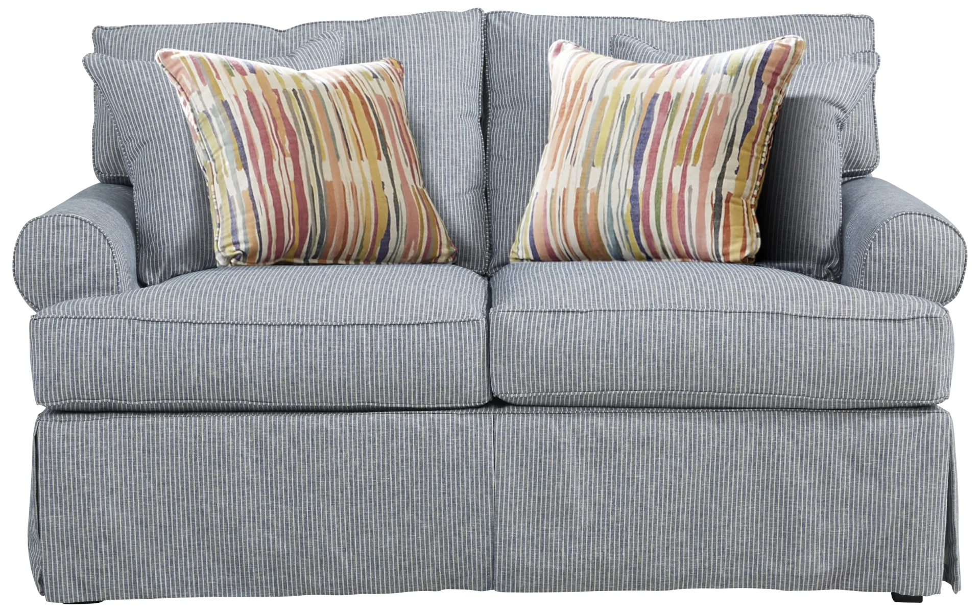 denim loveseat