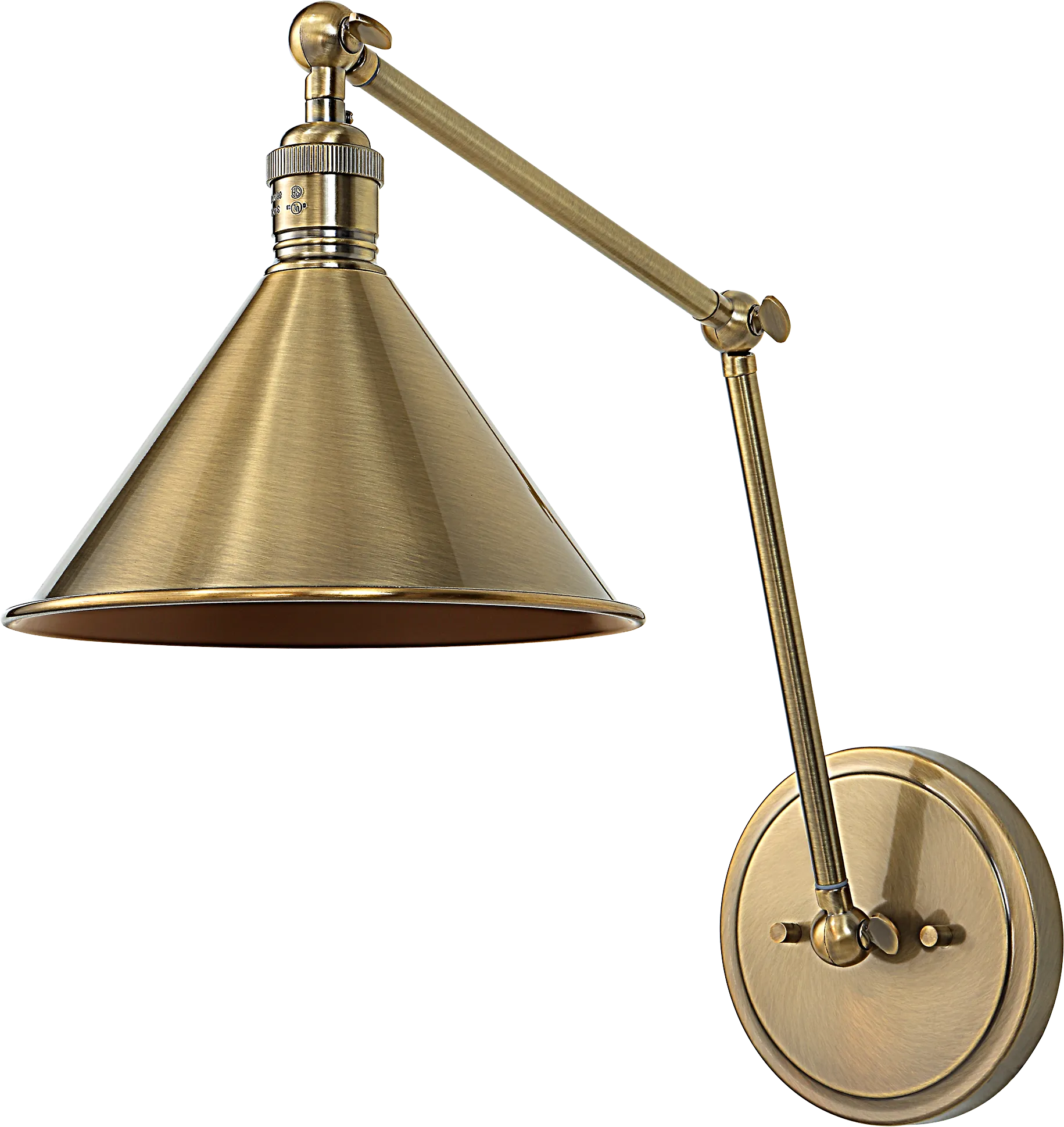 Eliana Lane Brass Sconce - Image 1