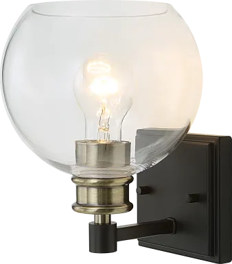 Nora Gate Black Sconce