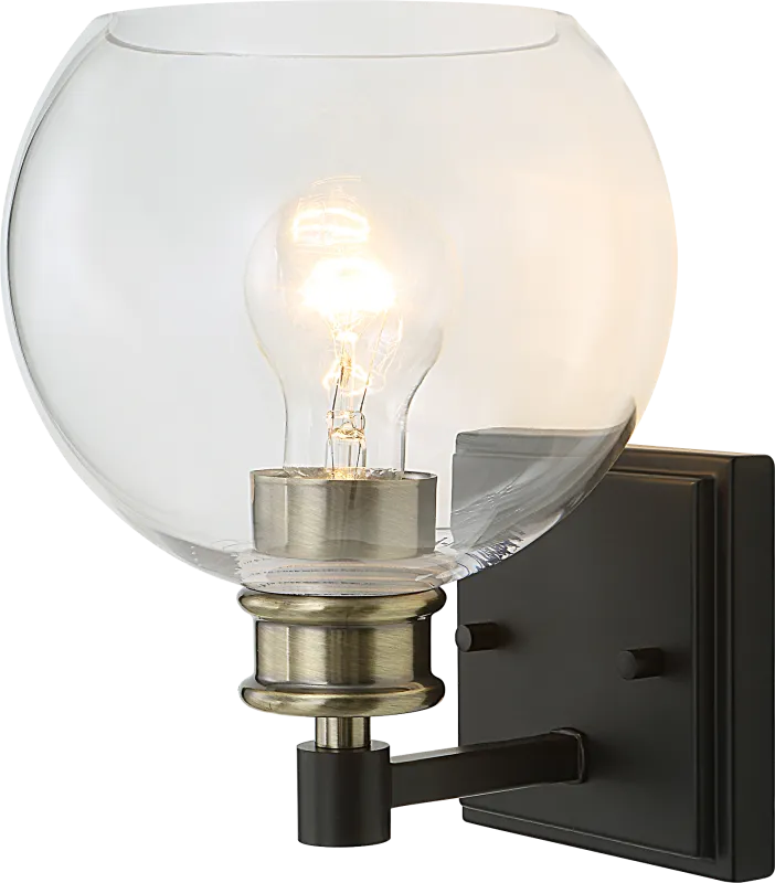 Nora Gate Black Sconce