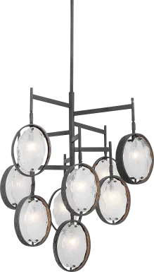 Taluga Edge Bronze Chandelier