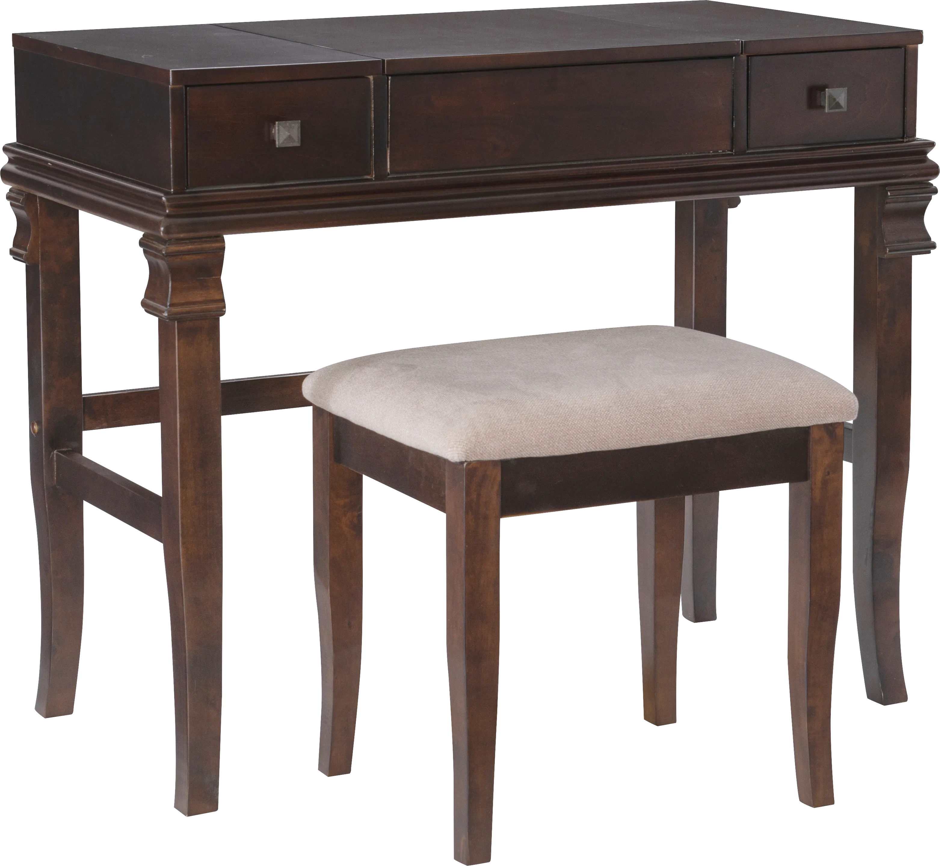 Alline Brown Vanity Set - Thumbnail - Image 1