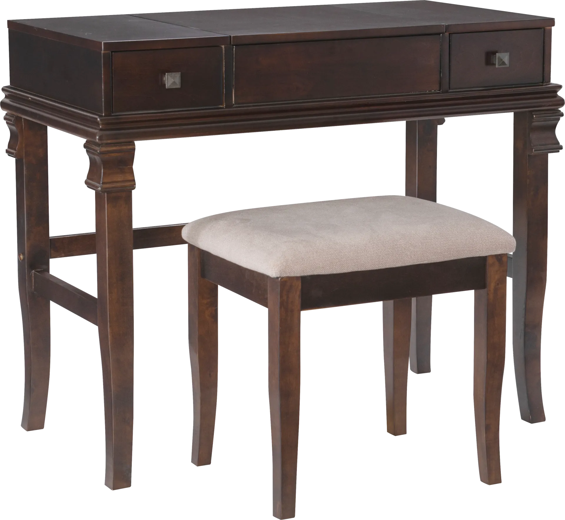 Alline Brown Vanity Set - Image 1