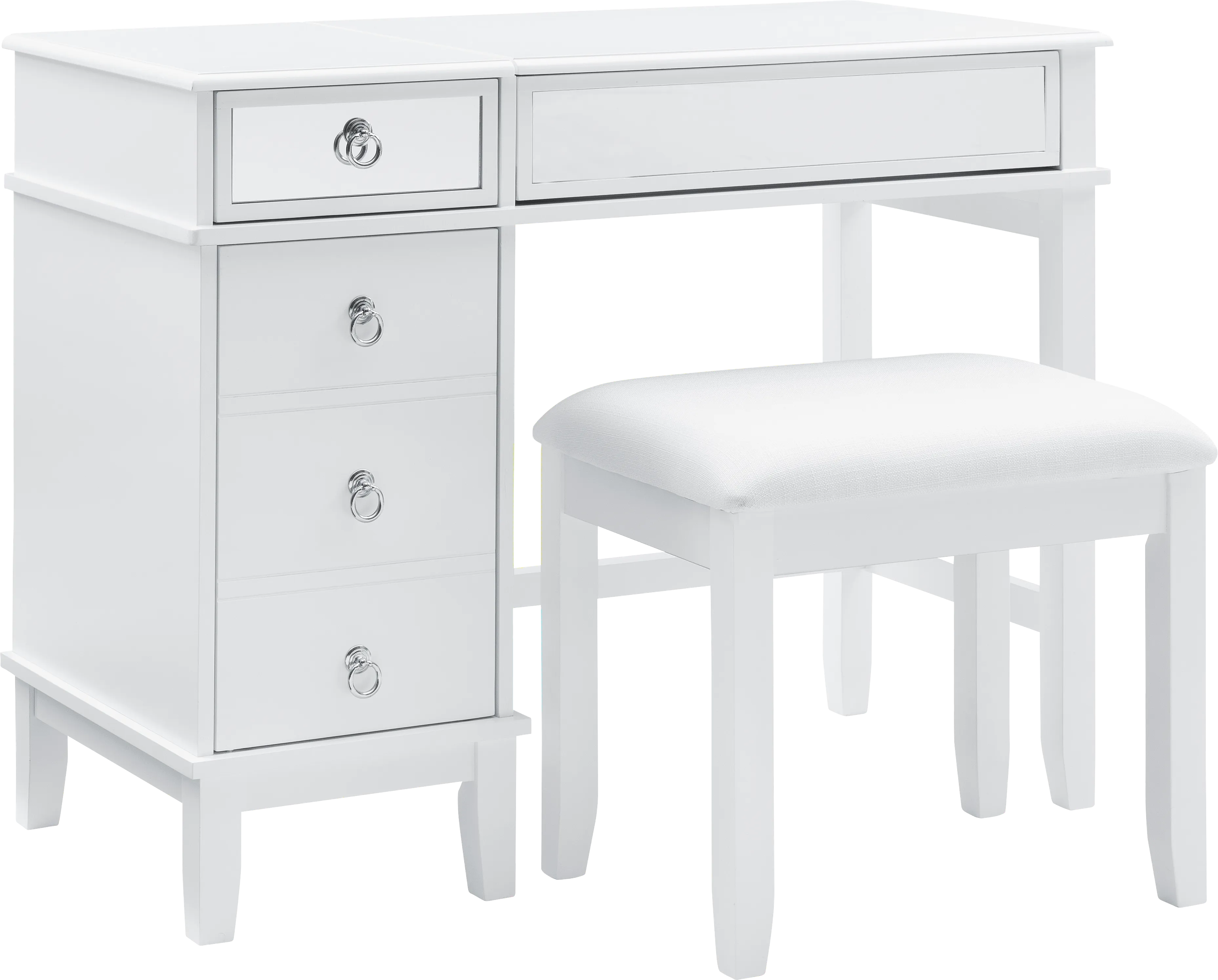 Bream White Vanity Set - Thumbnail - Image 1