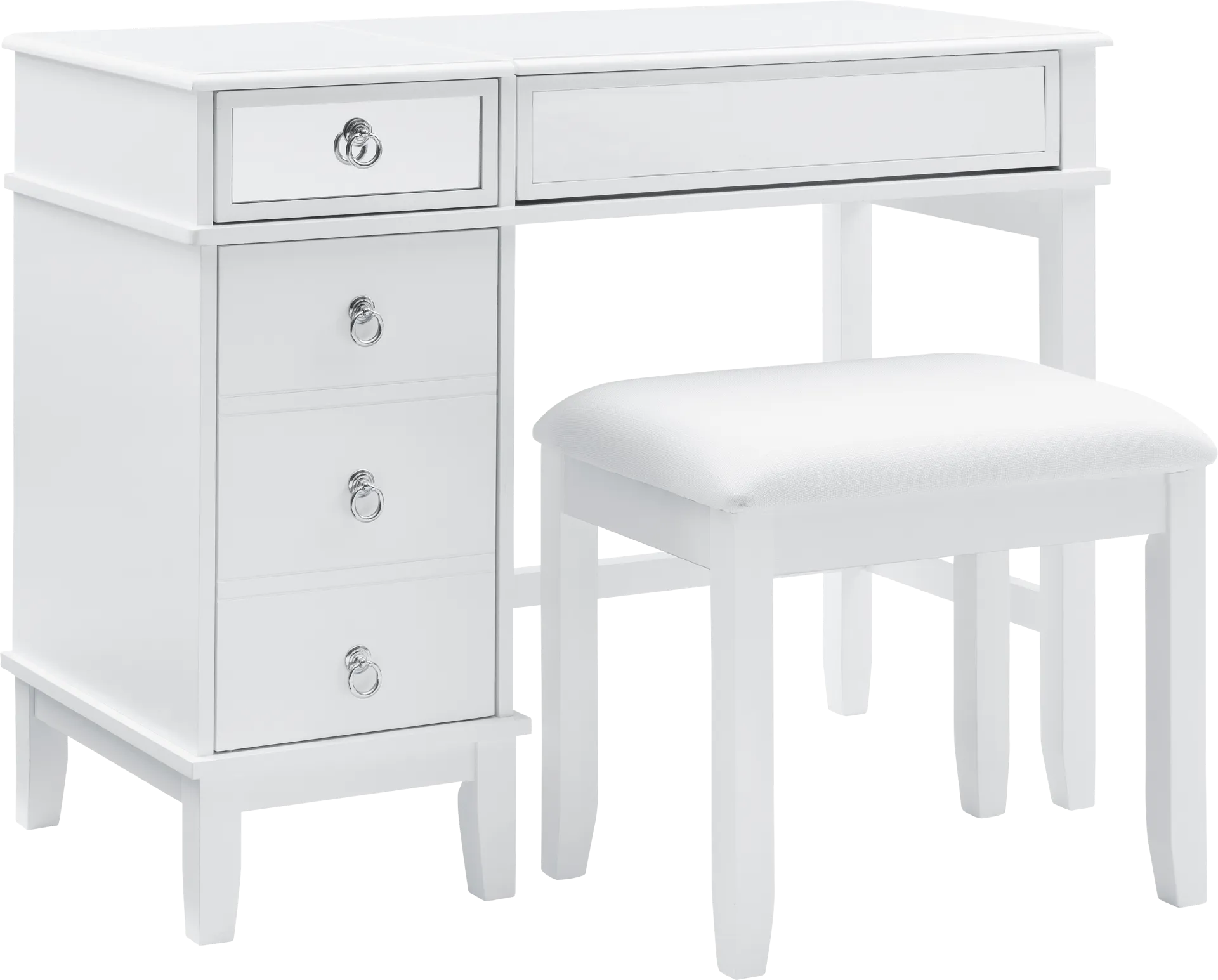 Bream White Vanity Set - Image 1