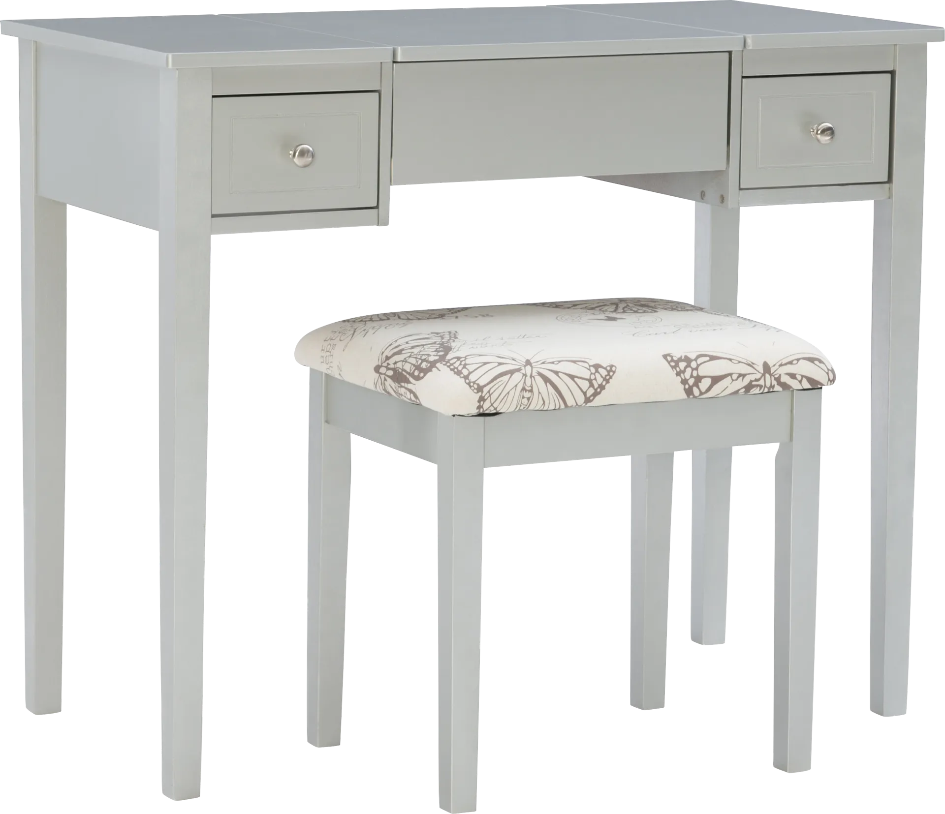 Larkbunting Gray Vanity Set - Image 1