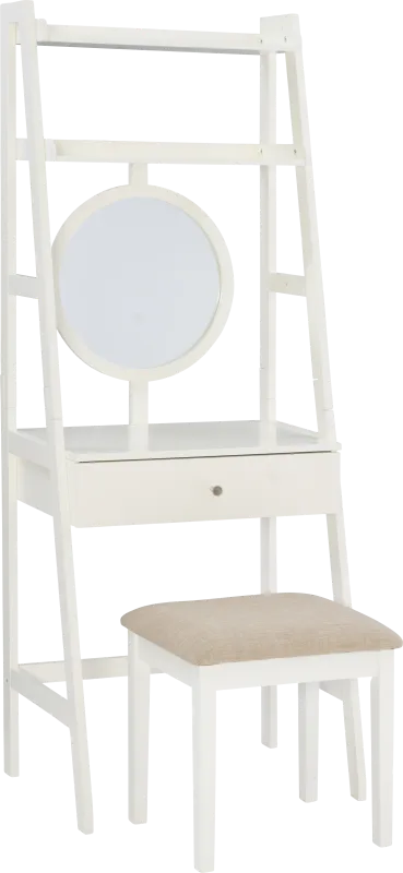 Kanawha White Vanity Set