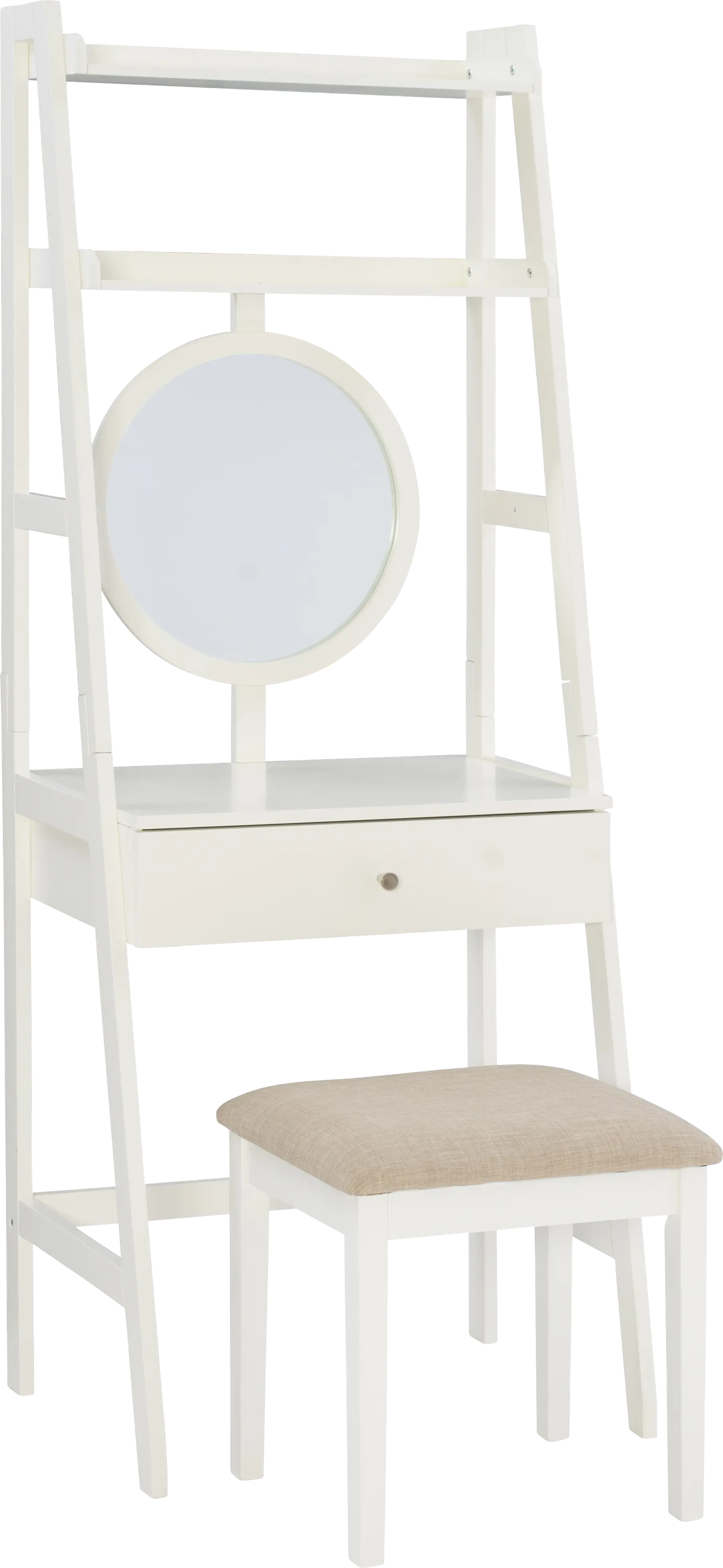 Kanawha White Vanity Set