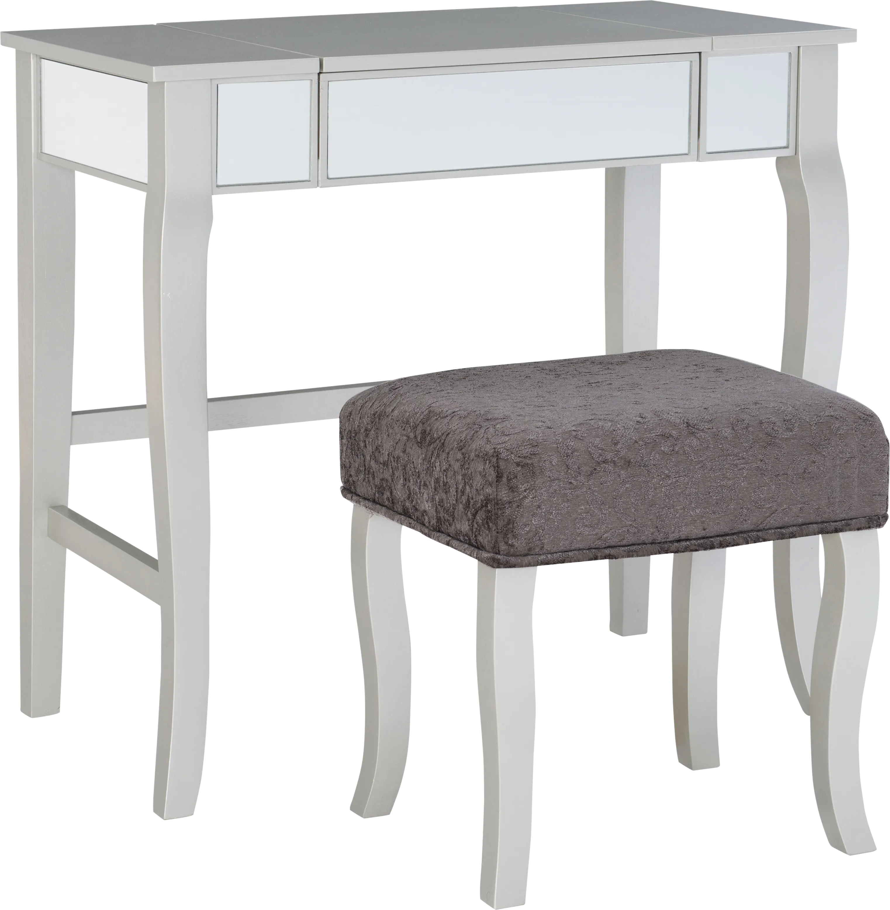 Luzoh Gray Vanity Set