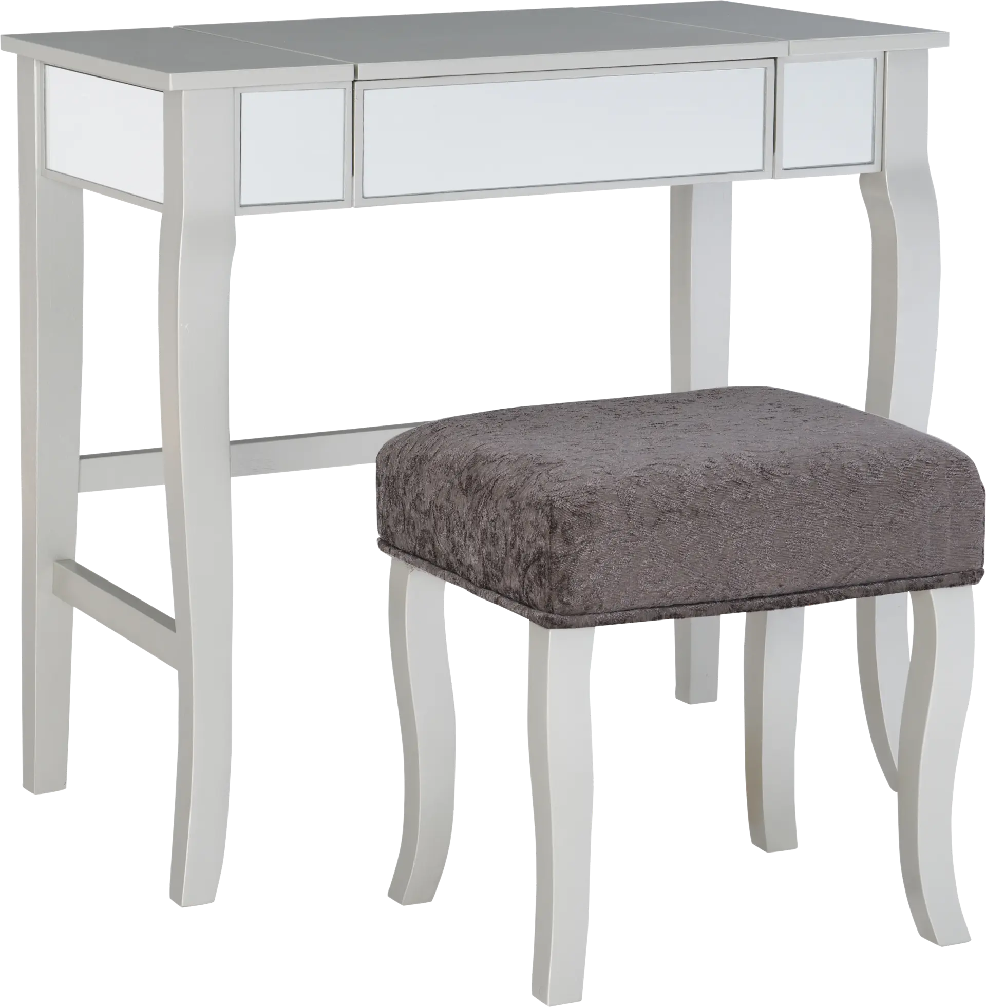 Luzoh Gray Vanity Set