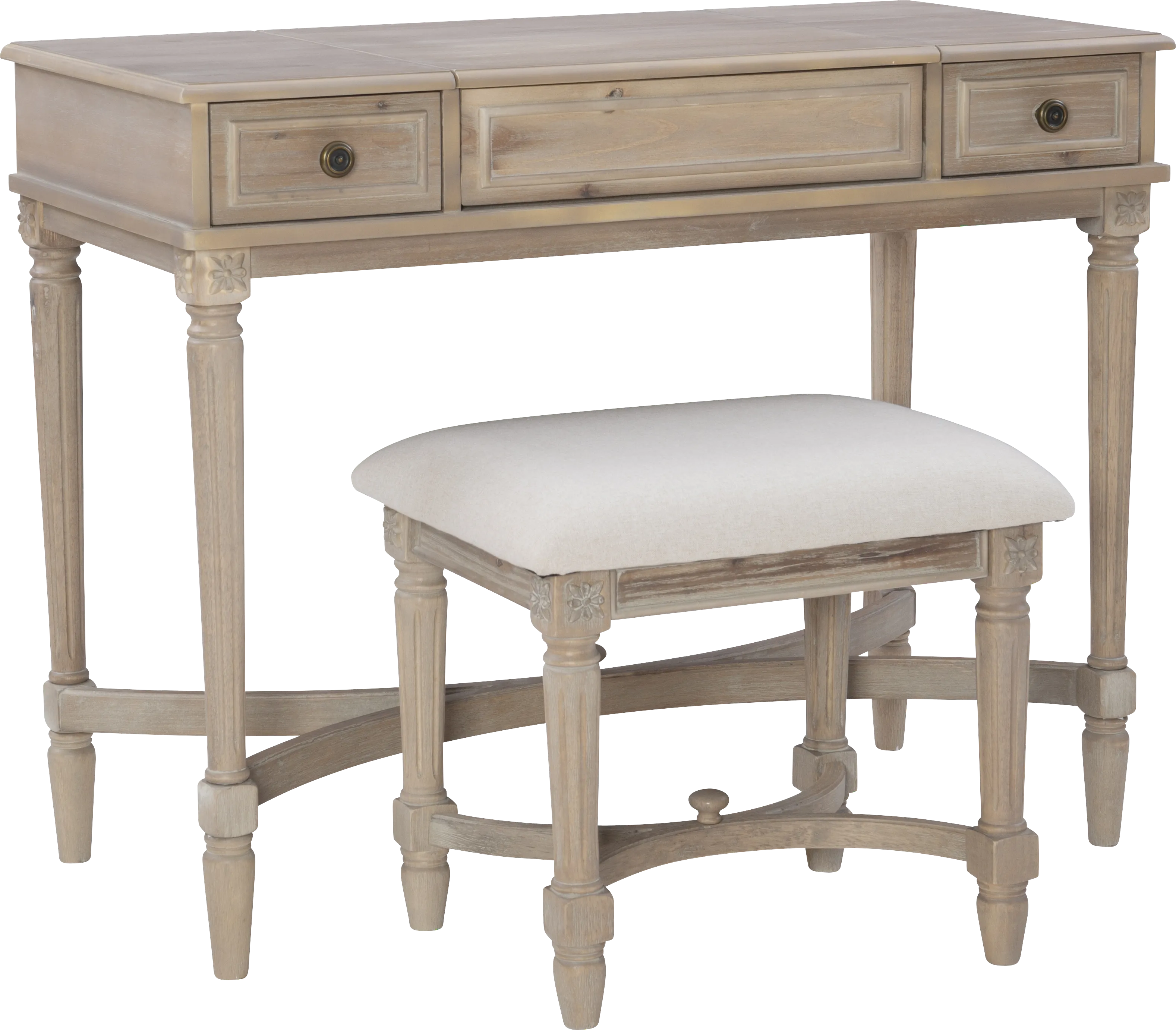 Quackenboss Brown Vanity Set