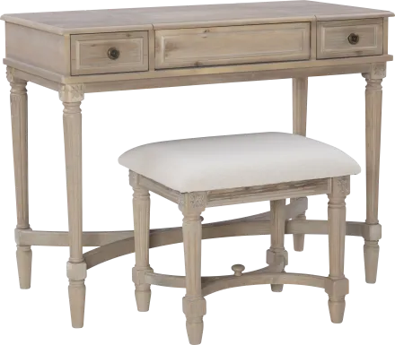 Quackenboss Brown Vanity Set