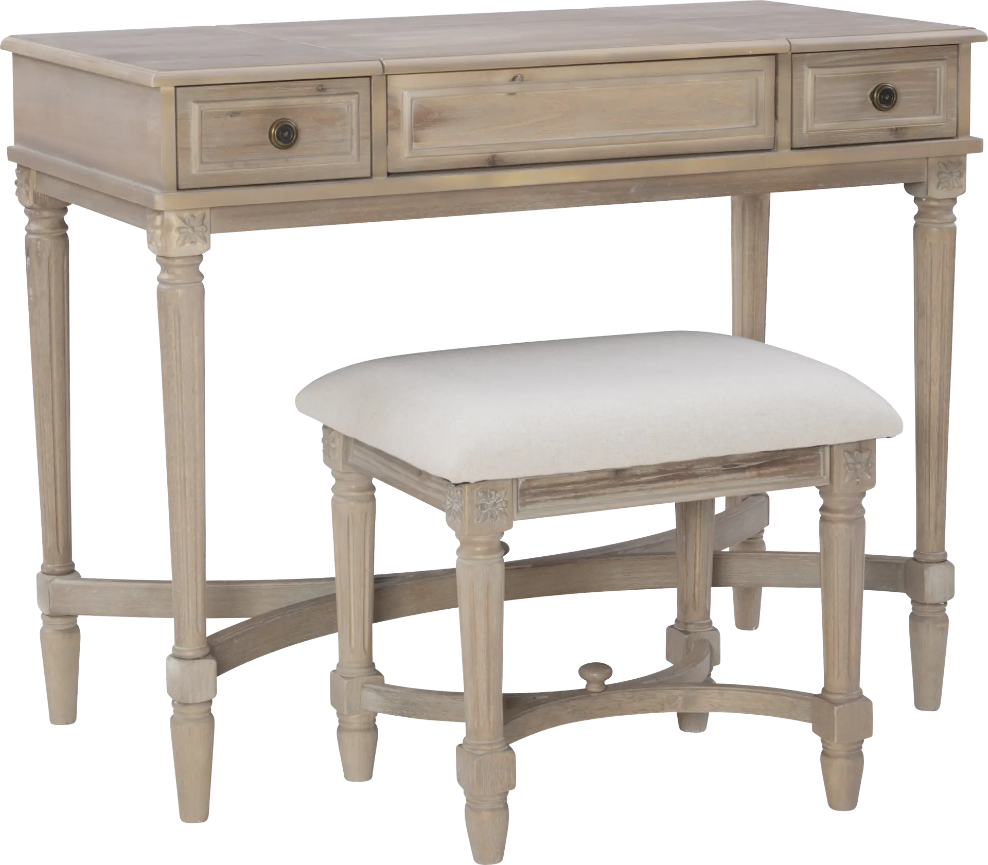 Quackenboss Brown Vanity Set