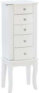 Howison White Jewelry Armoire