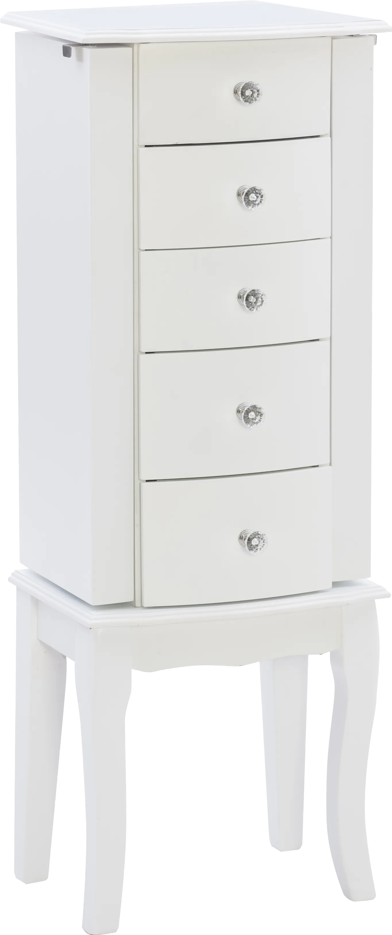 Howison White Jewelry Armoire - Image 1