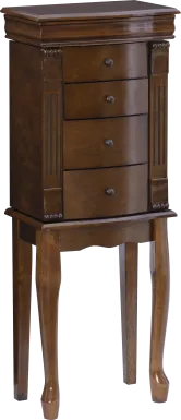 Lackyland Brown Jewelry Armoire