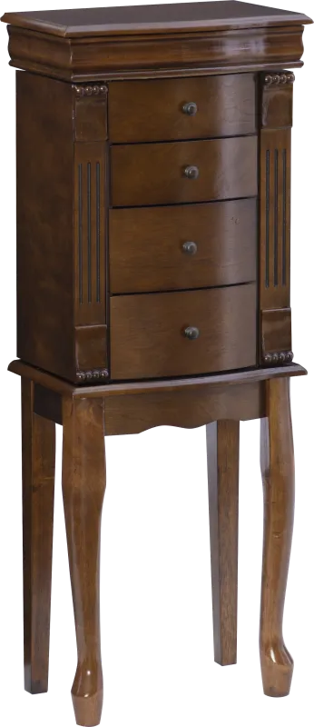Lackyland Brown Jewelry Armoire