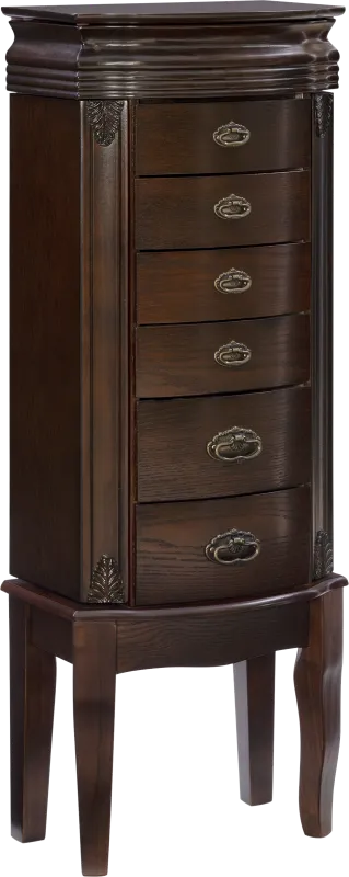 Jonquill Brown Jewelry Armoire