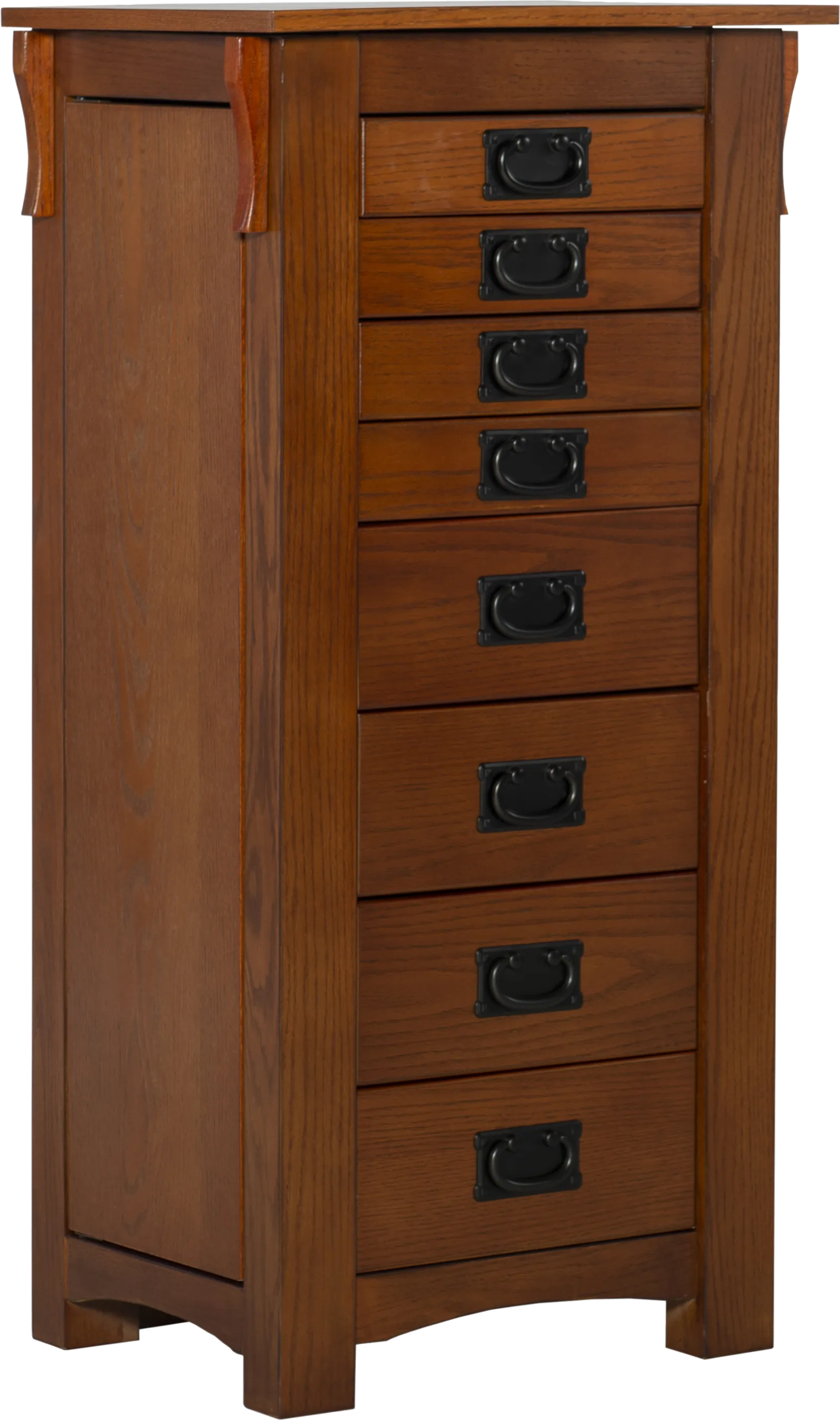 Alvina Brown Jewelry Armoire - Image 1