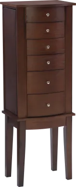 Chipco Brown Jewelry Armoire
